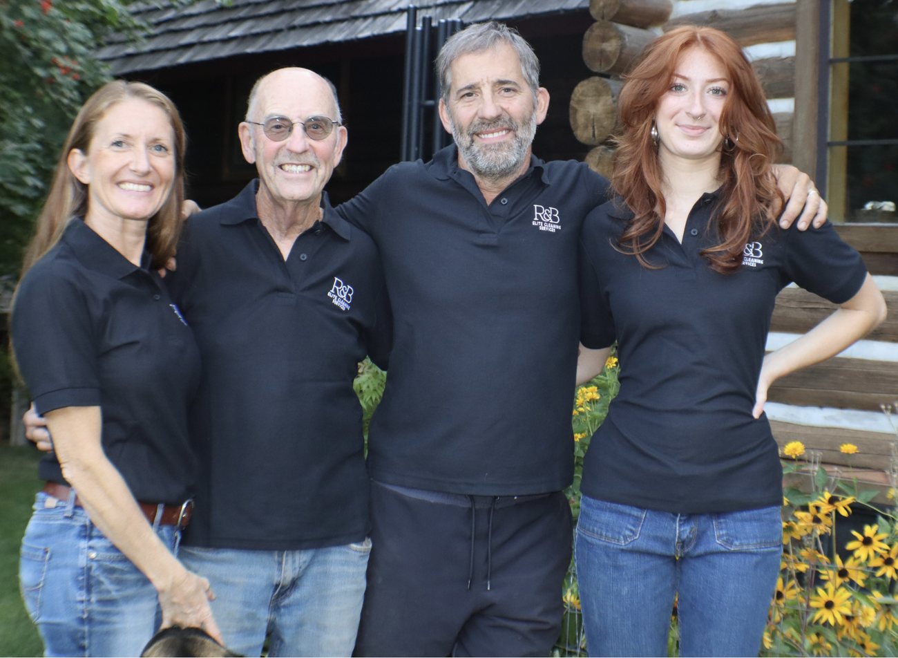 The family team behind R&B Elite Cleaning Services, house cleaners serving Sagle, Sandpoint and Bonner County, Idaho